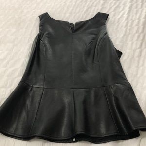 Women's leather top